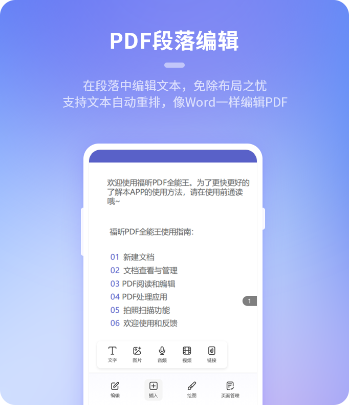 PDF文件编辑
